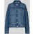 Christian Berg Woman Jeansjack met platte kraag