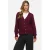 VILA gebreid vest – donkerrood