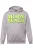 Men Plus Sweatshirt  grijs gemêleerd / neongroen / zwart