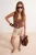 TRENDYOLMİLLA Dames Bruin Effen Mouwloos Getailleerd Blouses