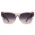 Guess GU00113 57Z glanzend beige violet gradiënt zonnebril