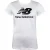 New Balance Korte Mouw Wit Crew Neck Dames Essentieel T-shirt WT91546 WK