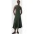 AllSaints Pia Satin Dress Rifle Green