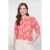 Geisha 63195-20 450 blouse anderine red/ecru