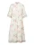 MOS MOSH Jurk ‘MMBunno Big Orchid’  ecru / blauw / spar / rosa