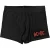AC/DC Uniseks Volwassenen Logoboxershort (Zwart)