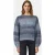 Rich & Royal Fitted Space Dye Pullover Sapphire Blue