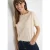 Cecil Dames Shirt met foliedruk in Beige