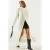 Gestreepte Col Maxi-jurk met Splits