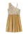 WE Fashion Jurk  goud