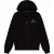 Aquascutum Heren Actieve Klein Logo Volledige Ritsshirt Hoodie (Zwart)