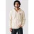 GANT Graphic Full Zip Hoodie Cream