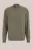 WE Fashion – Heren regular fit trui met quarter-zip – Regular fit – Olijfgroen – Katoen –