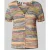 Christian Berg Woman Gebreid shirt van viscosemix met knoopsluiting
