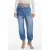 Desigual barrel regular waist casual broek medium blue denim