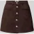 Only Mini-rok met knoopsluiting model ‘AMAZING-STINA’