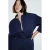 Mango blousejurk met ceintuur – blauw