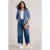 White Stuff Naria Linen Blend Cardi Mid Blue