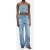 Closed Denim Bustier Shirts & Blouses Mid Blue
