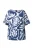 Ulla Popken Shirt  donkerblauw / wit