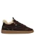 Manfield suède sneakers – donkerbruin