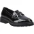 Hush Puppies Grazia Meisjes Zwarte Leren Mocassins