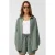 QS blouse donkergroen met textuur