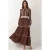 Bloeiende Tippet Maxi Jurk