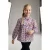 Overhemd met bloemenprint, knopen en lange mouwen