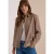 Hedblouse met lange mouwen van corduroy