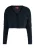 swirly Gebreid vest  zwart