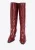 Wittchen Dames lakleren croco hoge hak laarzen, bordeauxrood, natuurlijk leer