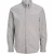 Jack And Jones Herenoverhemd met krijtstreep, normale pasvorm en lange mouwen (Veder grijs)