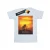 Disney Heren The Lion King film zonsondergang Poster T-Shirt (Wit)