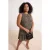 Trendyol Curve Dames Groen Stippen Kort / Mini Mouwloos Casual Recht Grote maten Jurk