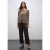 Street One Dames Vest met contrasterende details in Bruin