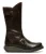 Fly London Dames Bruine MES 2 Wedge Heel Buckle Mid-Calf Leren Zip Platform Laarzen