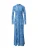 VILA ROUGE EDIT Avondjurk ‘ROUMEENA’  blauw / lichtblauw