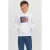 JACK & JONES JUNIOR hoodie JJECORP met logo wit
