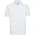 Russell Heren 100% Katoenen Korte Mouw Poloshirt (Wit)