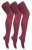 3 paar dames gekleurde ondoorzichtige 80 denier panty’s – Bordeaux