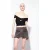 PINKO Valencia Top Jersey Fluido Drappeggiato Black