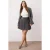 Trendyol Curve Dames Grijs Effen Kort / Mini Grote maten Rokken