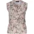 Mouwloze top van polyamide jersey met bloemenmotief