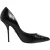 Dolce & Gabbana Zwarte Leren Stiletto Hoge Hakken Pumps Schoenen