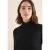 Cecil Dames Shirt met lange mouwen en geribde textuur in Zwart
