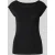 Marc Cain T-shirt met boothals en labeldetail