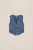 WE Fashion – Jongens slim fit gilet met structuur – Slim Fit – Blauw –