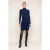 Vanilia Turtle Open Back Dress Dark Sapphire