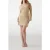 GUESS  Eco Nellie Vn Ls Dress S Gold Lurex